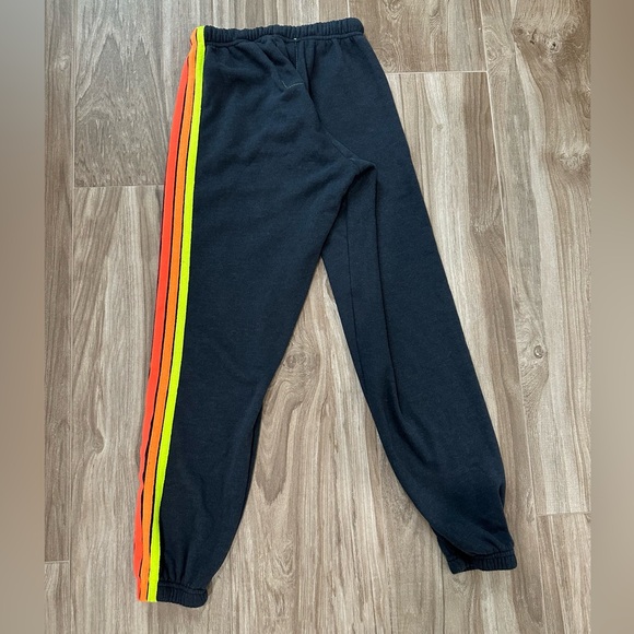 Aviator Nation 5 Stripe Sweatpants Joggers. Navy. Size Small. - Picture 6 of 10